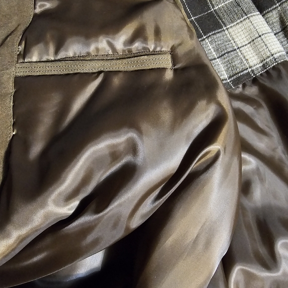 NWT Roundtree & Yorke Suede Leather Vest Men’s 3XB Full Zip Snap Brown $350 - Picture 5 of 14